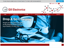 Tablet Screenshot of gill-electronics.com